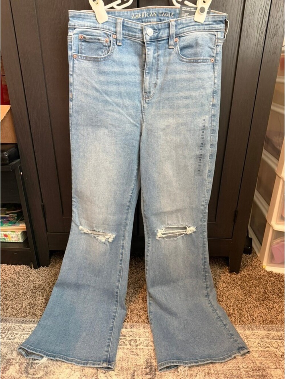 American Eagle Super High-Rise Next Level Stretch Flare Jeans